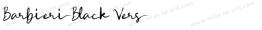 Barbieri-Black Vers字体转换